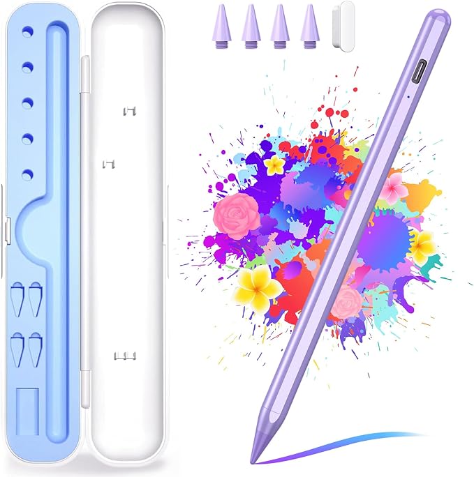 Stylus Pen for iPad A16/10th/9th Generation, 10Mins Fast Charge for Apple by FUWANG