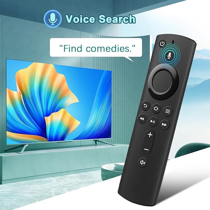 L5B83H Replacement Remote Control with Voice Function Fit for Amazon SecoundGen TVCube, TV Stick 1st Gen & SecondGen