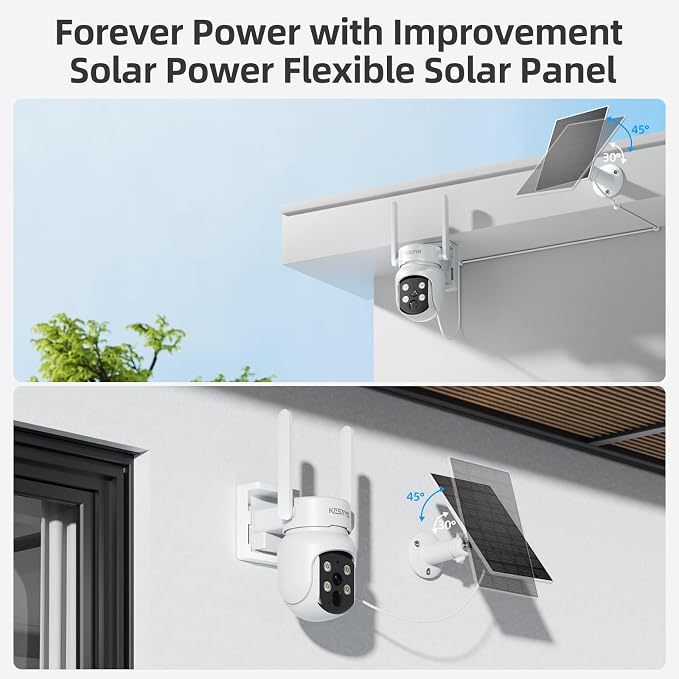 Solar Security Cameras Wireless Outdoor, 4MP Solar Powered Home Security - Image 4