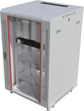 18U Wall Mount Server Rack Cabinet – 19" Network Rack Enclosure, PDU & Shelf by SYSRACKS
