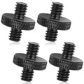 1/4" Male to 1/4" Male Tripod Screw, Double Head Converter Precision Made by Mozeat+Lens