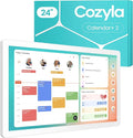 Cozyla Mate Calendar+ 2: 24" Digital Calendar Wall Touch Screen Chore Chart Customizable Dashboard Smart Electronic Display for Family Schedules Meal Plan All App Support Wall Mount Planner for 2026