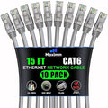 Maximm Cat 6 Ethernet Cable 15 ft by MaximmCable