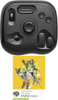 TourBox Lite Bluetooth - Drawing Bundle with Device & Clip Studio Paint Debut (Activation Card), Artist Go-to Compact Macro Keypad Editing Keyboard with Custom Software - CSP Starter Wireless Kit
