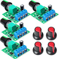 Gebildet 4pcs PWM Low Voltage Motor Speed Controller DC 1.8V/3V/5V/6V/12V 2A 1803BK 1803B Adjustable Driver Switch with Speed Control Knob