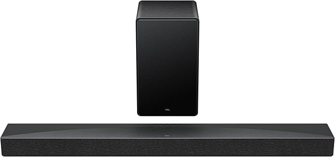 TCL Q65H 5.1 Sound Bar with Wireless Subwoofer for Smart TV | Dolby Atmos DTS:X Auto Room Calibration| 580W Power Bluetooth Home Theater Speaker with Bass | App Control & Remote Control | Latest Model