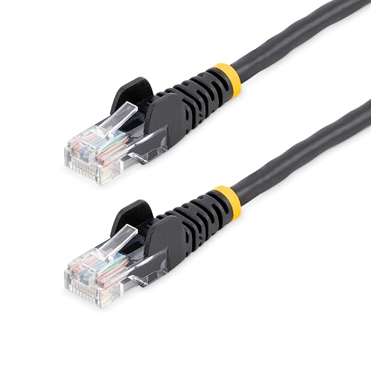 StarTech.com Cat5e Patch Cable - 10 ft - M/M - Black by StarTech