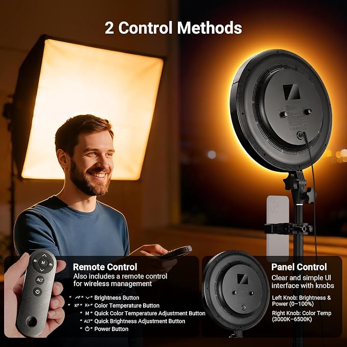 NEEWER Basics 13" 45W Large Ring Light - Image 6