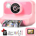 Kids Camera Instant Print, Kids Camera 1080P HD Video Digital Camera, Christmas by Gofunly
