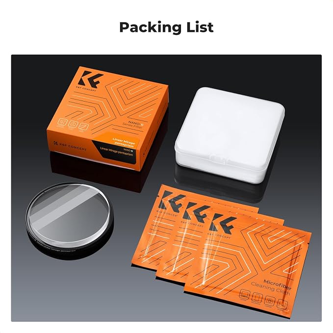 K&F CONCEPT 67mm Linear Glass Prism, Foreground Blur, Repeated Color Images - Image 7