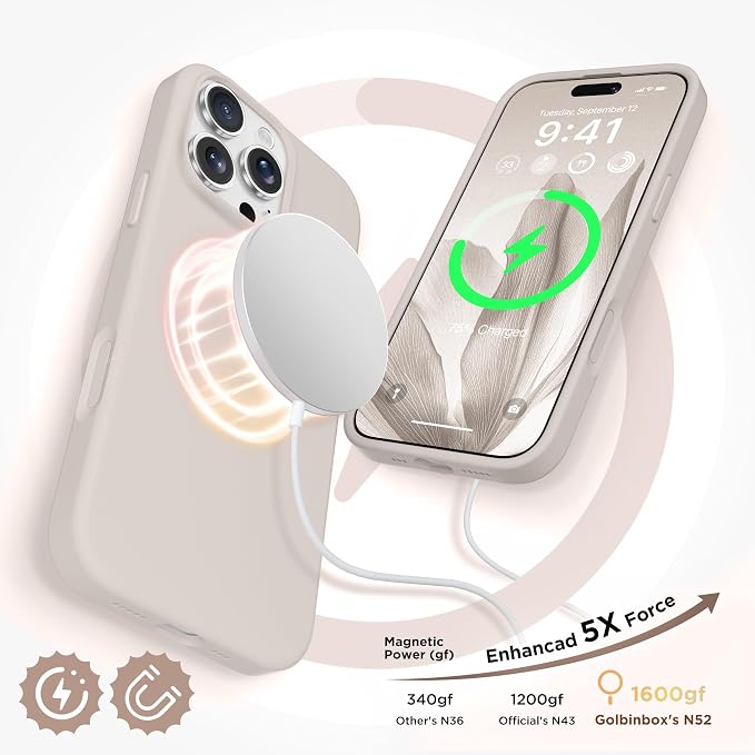 GolbinBox Magnetic for iPhone 16 Pro Case, Compatible - Image 3