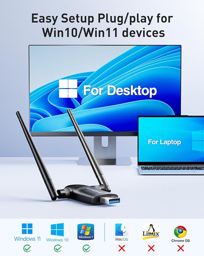 Nineplus Wireless USB WiFi Adapter - Image 6