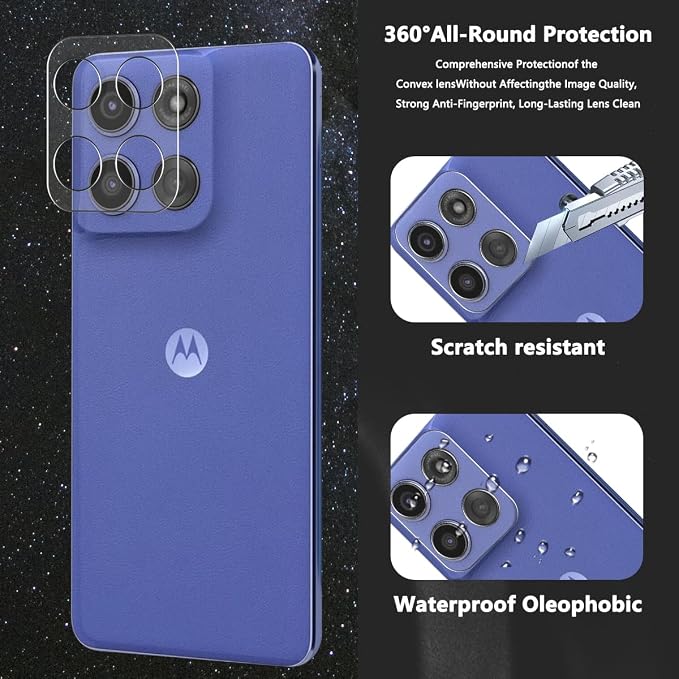 3+2 Pack Tempered Glass for Motorola Moto G Stylus 2025 Screen Protector - Image 5
