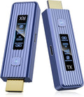 Visoud 𝟐𝟎𝟐𝟔 𝟓𝐭𝐡-𝐆𝐞𝐧 Wireless HDMI Transmitter & Receiver, 360FT/110M Extender, 4K Decode & 1080P Output, Plug & Play, 5.8G+2.4G Streaming Video and Audio for PC/Laptop/TV Box/Monitor
