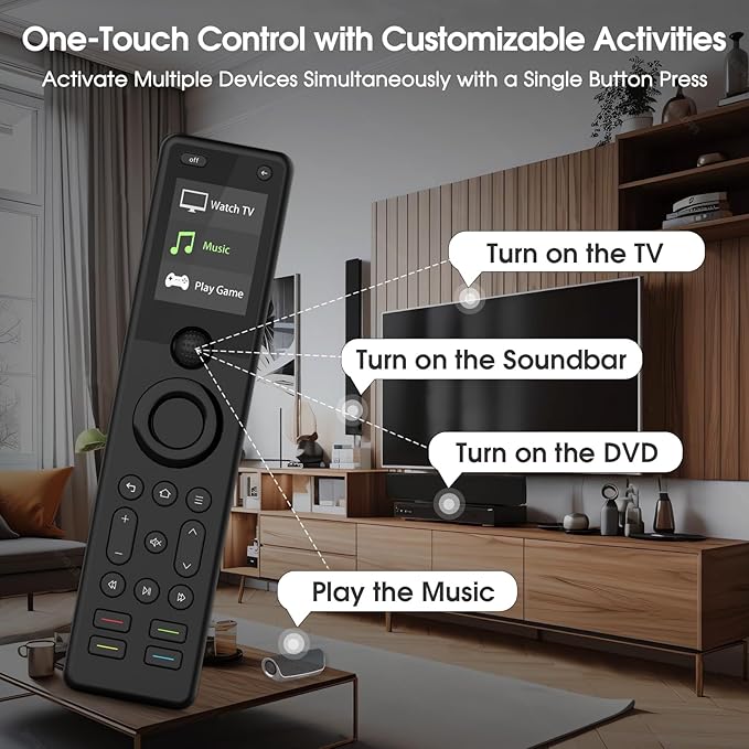 SofaBaton X1S Universal Remote with Hub, Universal Remote Control with One Touch Activities, Customize SofaBaton APP, Compatible with 60 Devices, Compatible with Alexa Google Assistant, Raise to Wake
