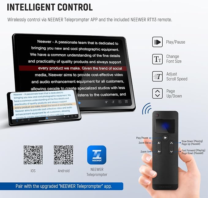 NEEWER Teleprompter X17 II - Image 5