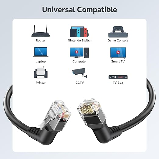 Cable Matters 10Gbps Rotatable Cat 6 Ethernet Cable - 10ft - Image 7