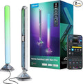 Govee Gaming Light Bars Pro, Upgraded 16-Inch Smart Triple-Sided RGBIC Illumination Wi-Fi LED Gaming Lights, Music Sync & 60+ Scene Modes, Works with Alexa & Google Home, Game Room Decor