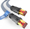 Snowkids Cat 8 Ethernet Cable 15 FT, High Speed Braided Cord, 40Gbps 2000Mhz by Snowkids