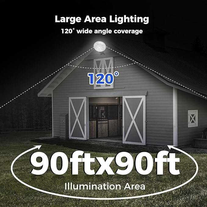 AIKVSXER LED Barn Light 160W Dusk to Dawn LED Outdoor Area Security Light with Photocell 24000LM IP66 Waterproof 6500K Daylight for Yard Street Farm Garden Garage 1 Pack