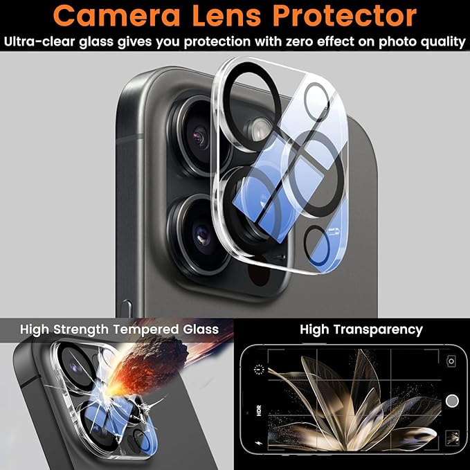 Lesakit 4+4 Pack Privacy Screen Protector - Image 5