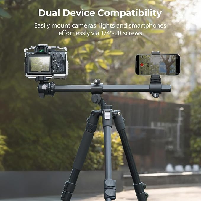 SmallRig CT25 64.5"/164cm Horizontal Overhead Tripod - Image 3