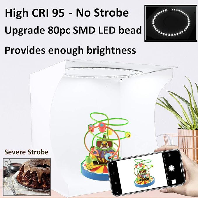 Photo Studio Light Box Kit 12x12 Inch, Folding Lightbox - Image 4