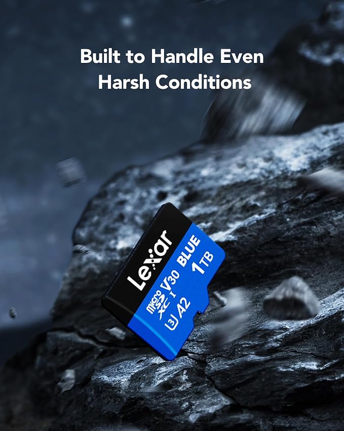 Lexar 1TB Blue Micro SD Card Up to 160MB/s, microSDXC UHS-I Memory Card - Image 8
