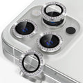 Misea Compatible for iPhone 16 Pro/iPhone 16 Pro Max Camera Lens Protector Bling by Misea
