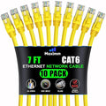 Maximm Cat 6 Ethernet Cable 7 ft by MaximmCable