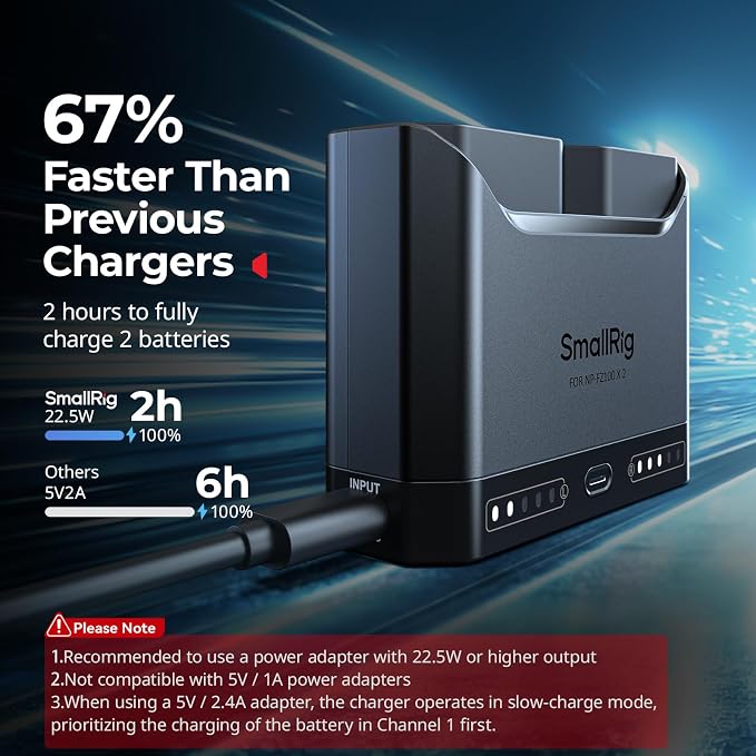 SMALLRIG NP-FZ100 Battery Charger - Image 4