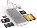 Memory Stick Pro Duo Adapter, 5-in-1 Aluminum SD/TF/CF/MS/XD Picture Card Reader by BawanfaPlus
