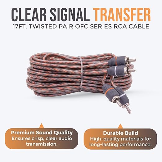 Elite Audio Premium 4 Gauge CCA Amplifier Installation Wiring Amp Kit, 2000 watt High-Power Wiring with Triple Shielded RCA’s and Mini ANL Fuse Holder - EA-PRMK4 Amp Install Kit