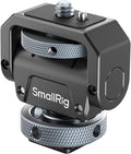 SmallRig Camera Monitor Mount Lite with Cold Shoe, Swivel 360° and Tilt 180° Holder for Field Monitor, LED, Flash and Video Shooting Photography Accessories, Max Load Capacity of 90° Tilt 3.2kg