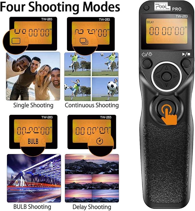Pixel TW-283 E3 Wireless Shutter Release Remote Control Compatible - Image 7