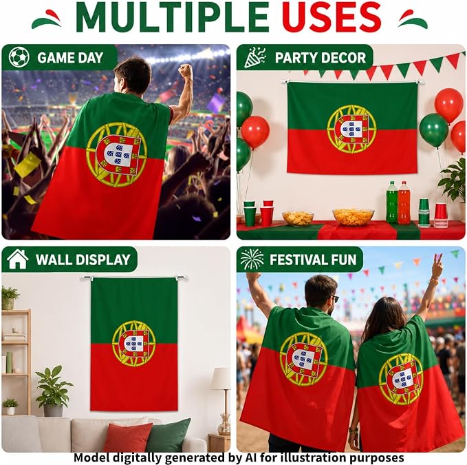 Flag Cape, Wearable Flag Costume, Be Suitable - Image 6