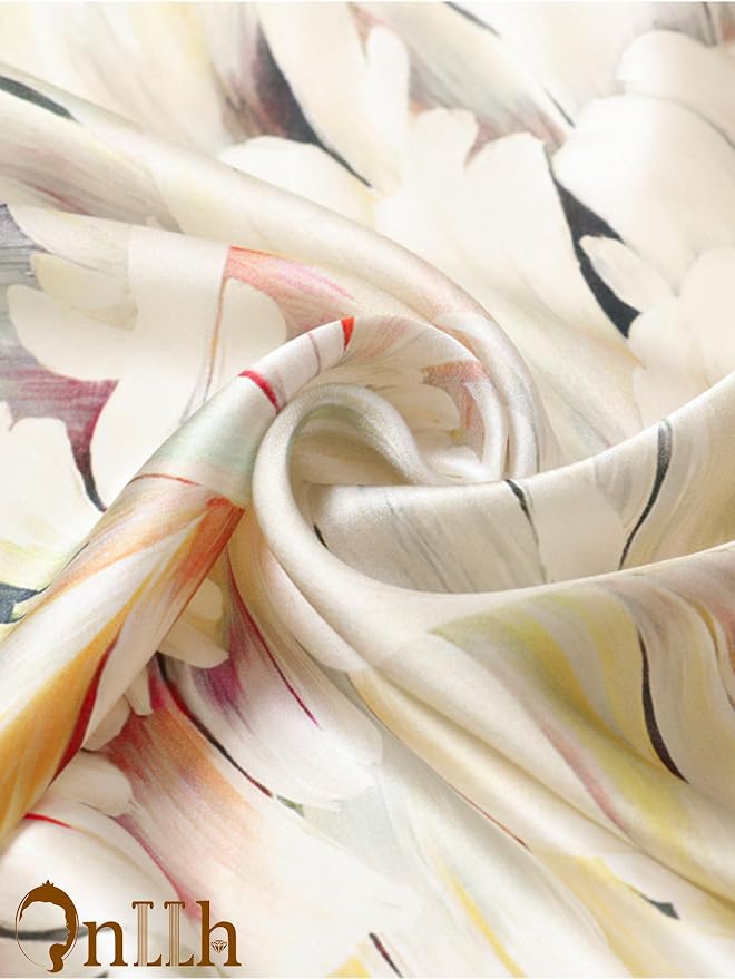 Silky Scarf for Women Lightweight Satin Bandanas Neck Hair Wrap For Sleeping - Image 5