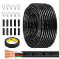 MOOKEERF 14/4 AWG Mini-Split Cable - 100FT 14 AWG 4 Conductor Control Cable 300V Stranded Oxygen-Free Pure Copper Wire for Mini Split Air Conditioner,Heat Pump,HVAC Systems and Speaker Systems