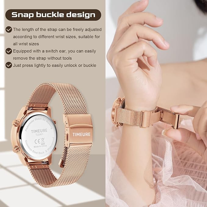Women's Step Counter Pedometer Watch - Image 4