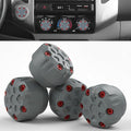 4 Pack - 2nd Gen Tacoma Accessories AC Knob Upgrade - 2005,2006,2007,2008,2009,2010,2011,2012,2013,2014,2015 Tacoma Climate Control Dial Mods Set - for Toyota Interior Replacement Kit