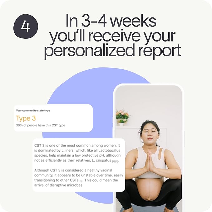 Tiny Health Vaginal Health Test Kit, Fast & Mess-Free, Easy Ship-in Kit, 3-4 Weeks Results, Understand Biomarkers with Expert Insights