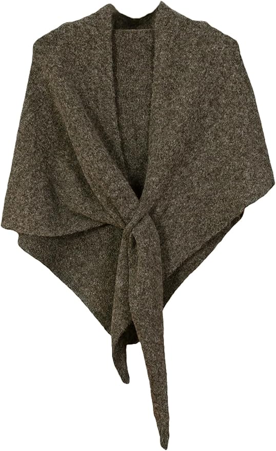 Shawls Wraps Women Triangle Sweater Scarf Warm Wool Blend Pashmina Cape Cold by Obosoyo