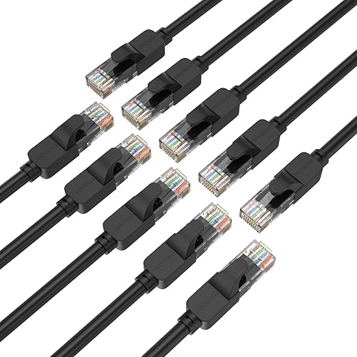 Cat 6 Ethernet Cable 6 ft, Indoor/Outdoor High Speed 10Gbps Internet Cable by Unknown