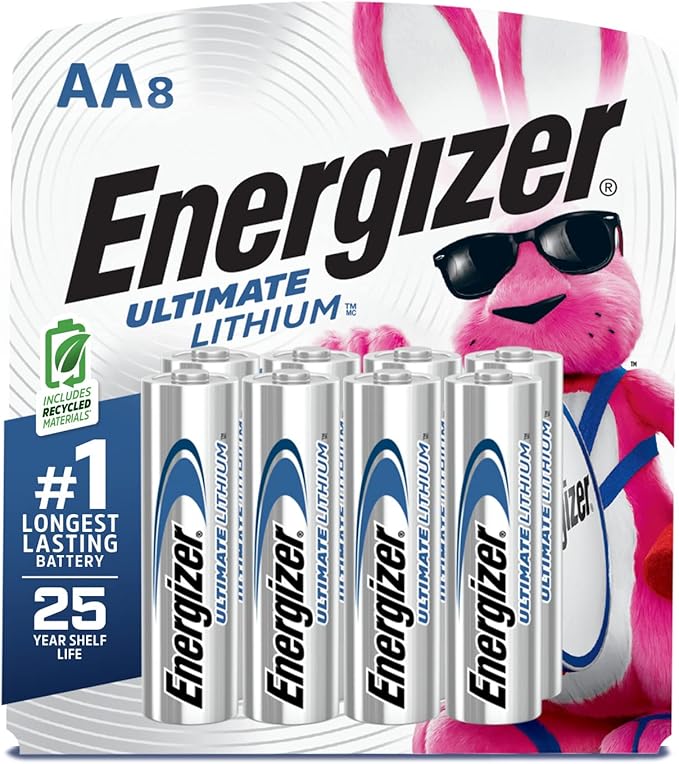 Energizer Ultimate Lithium AA Batteries, 1.5V Lithium Double A Batteries by Energizer