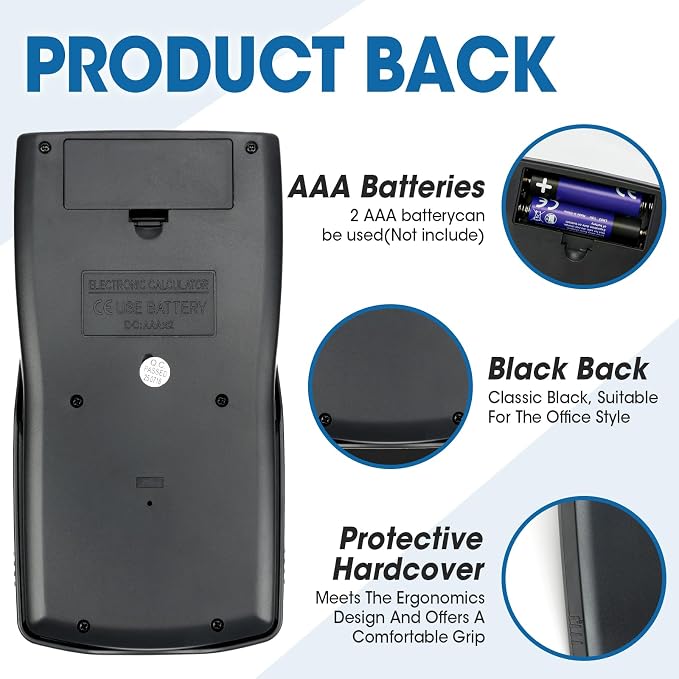 16 Pack Scientific Calculators, 2-Line Large Screen Display 240 Functions - Image 6