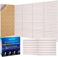 BSHEAD 12 Pack Large Soundproof Wall Panels, 12 x 12 x 0.47 in Sound Proof Foam Panels for Walls, 1.2lb/ft³ High Density, Thicker 0.47in, Acoustic Panels, Sound Dampening Panels Camel