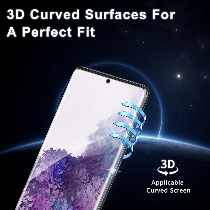 2+2 Pack for Samsung Galaxy S20 Plus Screen Protector and Camera Protector - Image 5