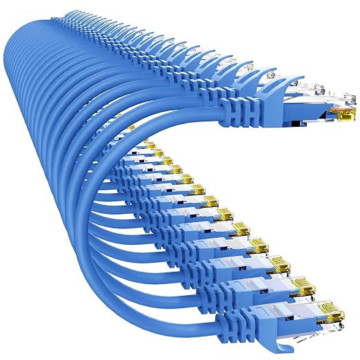 Cat 6 Ethernet Cable 2FT, Cat6 Ethernet Patch Cable 10Gbps, High-Speed UTP Cat6 by 10Gsupxsel