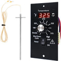 Thermostat Controller Replacement Compatible for Traeger Wood Pellet Grills, BBQ Grill Digital Controller Board, Control Panel Thermometer with RTD Temperature Sensor