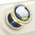 for iPhone 17 Air Camera Lens Protector Bling, Individual Diamond Metal Ring by Xfilm